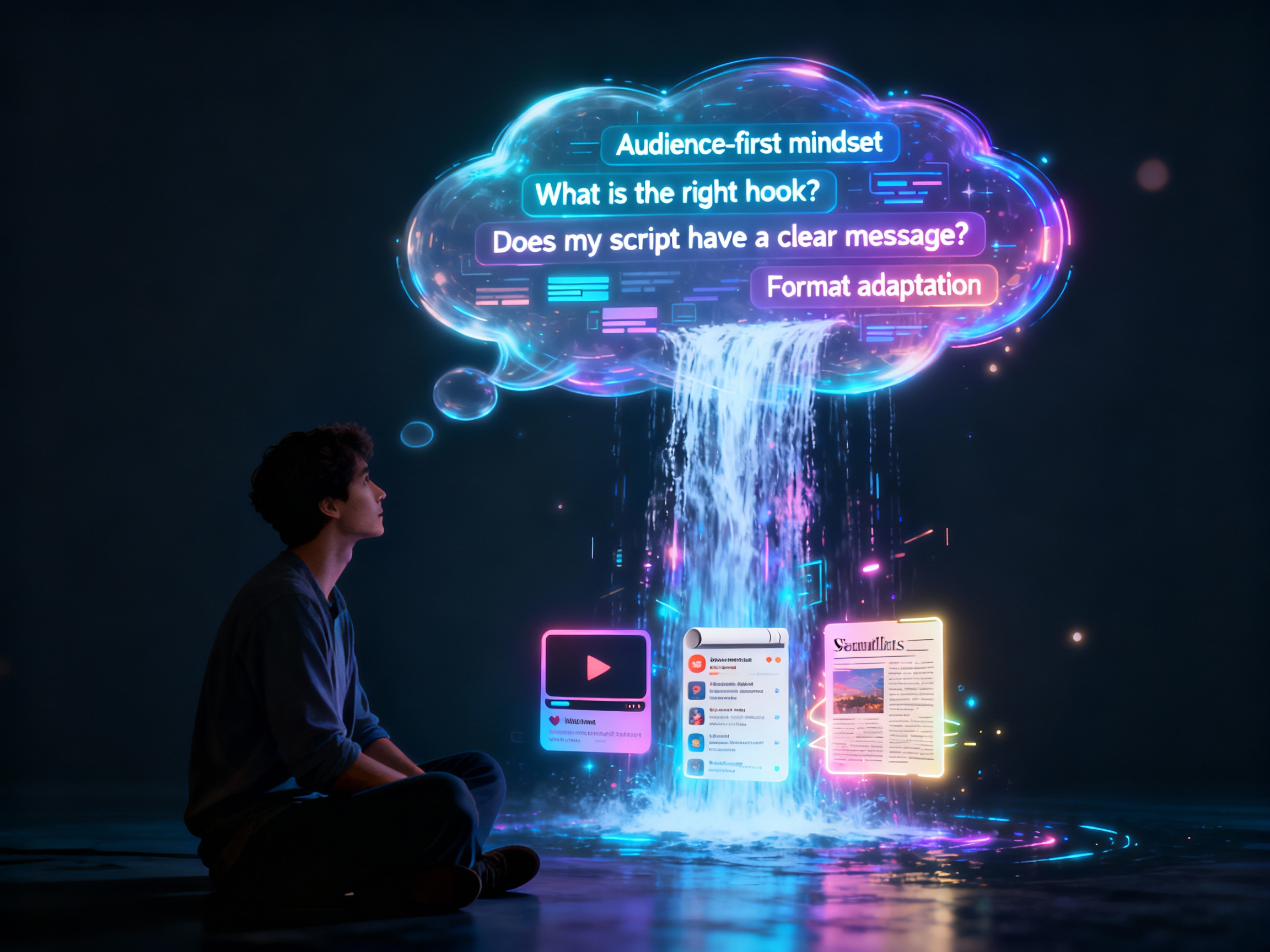 Turn content idea into multiple formats